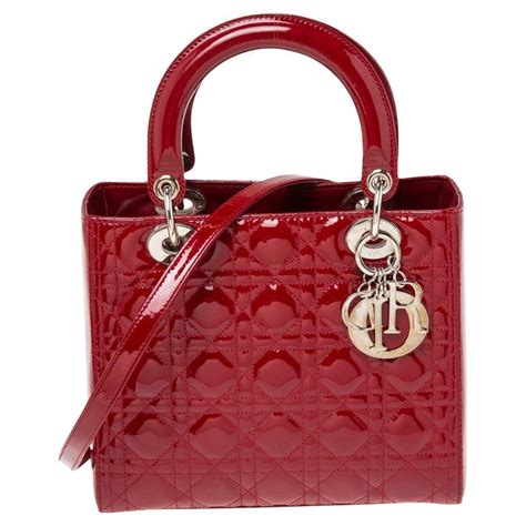 lady dior red medium|Lady Dior medium price.